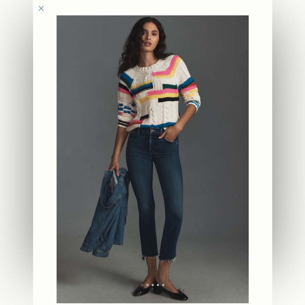Mother denim The Insider Crop Step Fray jeans
